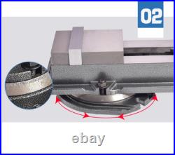 100mm CNC Vise Milling Machine Lockdown Vise with Swivel Base 4