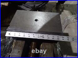 12 Metal Shaper Vise with Swivel Base Jaws Open 13-1/4 Machinist Milling (#2)