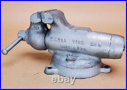 1946 Wilton Bullet Bench Vise with Swivel Base No. 3. Stamped 7-46 Made in USA