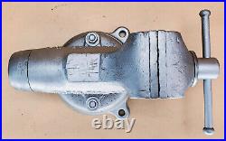1946 Wilton Bullet Bench Vise with Swivel Base No. 3. Stamped 7-46 Made in USA