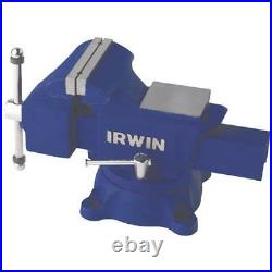 (1)-Irwin 4 Workshop 3 Jaw Capacity Swivel Base Bench Vise 226304ZR
