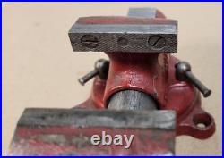 2 Wilton Baby Bullet Vise 1945 model with full swivel base and raised anvil