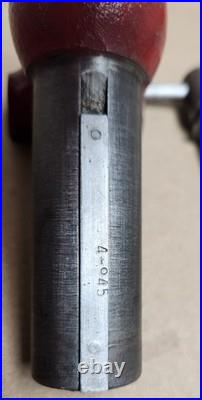 2 Wilton Baby Bullet Vise 1945 model with full swivel base and raised anvil