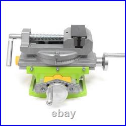 2 in1 Milling Drilling Precision Vise Swivel Base Table AluminiumAlloy Worktable
