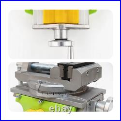 2 in 1 Milling Drilling Precision Vise Swivel Base Table Aluminium Alloy Compoun