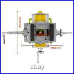 2in1 Milling Drilling Vise Swivel Base Table Aluminium Alloy Compound Worktable