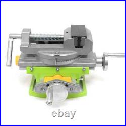 2in1 Milling Drilling Vise Swivel Base Table Aluminium Alloy Compound Worktable