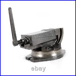 360° Swivel Base Precision Milling Vise Vice + 90 Angle Tilting 2 Way Clamp Vise
