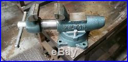 3-1/2 Wilton Vise with Swivel Base Machinist Bullet Vice Chicago 3.5 350