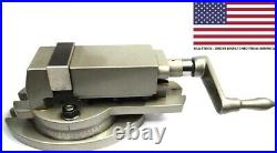 3 (75 mm) Milling Vise Swivel Base -Hardened Jaws-Ship From USA