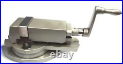 3-Inch (75 mm) Cast Iron Swivel Milling Vise with Precision Hardened Alloy Steel