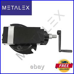 3 Milling Machine Vise Plain Vice 75mm Swivel Base Precision Heavy Duty USA