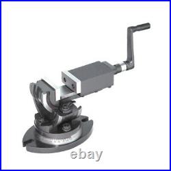 3 Way Angular Vice 2 / 50 MM Titling Type With Swivel Base 90°Vertical Indexing