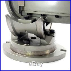 3-Way Tilting Machine Vise with Swivel Base 5 Jaw Width 5 Opening