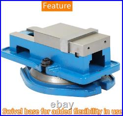 3 X 2.95 Precision Mill Vise with Swivel Base for CNC Milling Machines