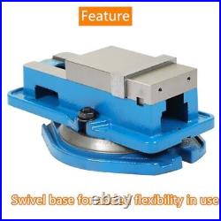 3 x 2.95 Precision Mill Vise Anti-Jaw Lifting WithSwivel Base, Lockdown CNC Mil