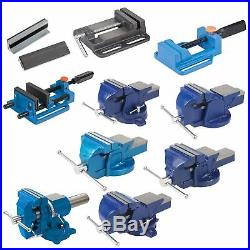 4/5/6 Heavy Duty Work Bench Vice Engineer Jaw Swivel Base Workshop Vise Clamp