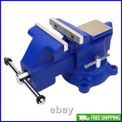 4.5 Inch Utility Combination Vise Pipe Bench Swivel Base Cast Iron Strong Grip
