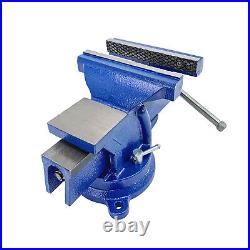 4 Bench Vise 360° Swivel Base Heavy Duty Bench Vice with Anvil Table Top Clamp