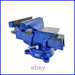 4 Bench Vise 360° Swivel Base Heavy Duty Bench Vice with Anvil Table Top Clamp