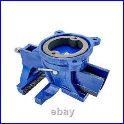 4 Bench Vise 360° Swivel Base Heavy Duty Bench Vice with Anvil Table Top Clamp