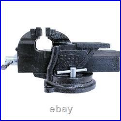 4 In. Heavy-Duty Bench Vise with 360 Degree Swivel Base Large Built-in Anvil