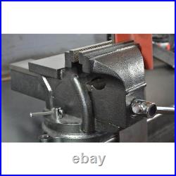 4 In. Heavy-Duty Bench Vise with 360 Degree Swivel Base Large Built-in Anvil