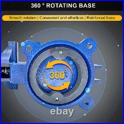 4 Inch Bench Vise with Anvil 360 ° Swivel Locking Base Bench Vice Table Top Clamp