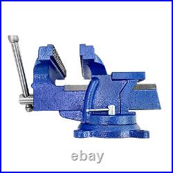 4 Inch Bench Vise with Anvil 360 ° Swivel Locking Base Bench Vice Table Top Clamp