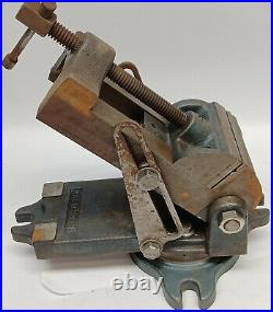 4 Industrial Palmgren adjustable 90 degree angle vise with degreed & swivel base
