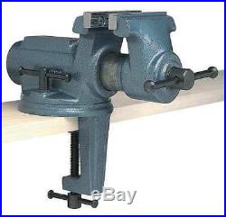 4 Light Duty Portable Bench Vise with Clamp On, Swivel Base WILTON CBV-100