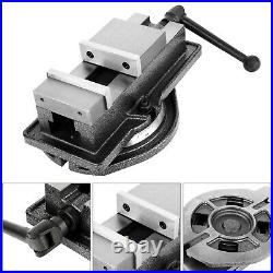 4 Machine Vise Clamp Drill Press Bench Vice with Swivel Base Metal Milling