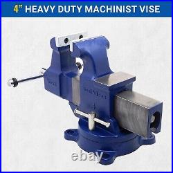 4 Machinist Vise with 360-Degree Swivel Base