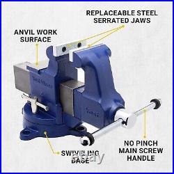 4 Machinist Vise with 360-Degree Swivel Base