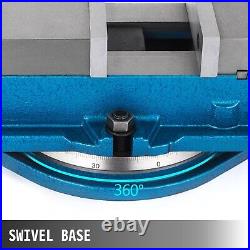 4 Milling Machine Lockdown Vise Swivel Bench Vice 360 Degree Swiveling Base