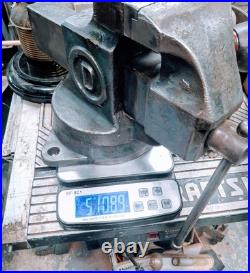 4 Vise Capital D Within circle With Swivel Bass Very Nice 51-lb smooth jaw