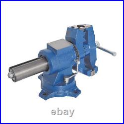 5In Heavy Swivel Multi-Purpose Rotating Bench Vise 360 Degrees Rotation