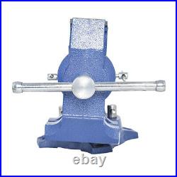 5In Heavy Swivel Multi-Purpose Rotating Bench Vise 360 Degrees Rotation