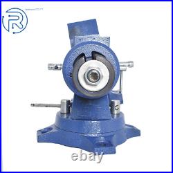 5Inch Heavy Swivel Multi-Purpose Rotating Bench Vise 360 Degrees Rotation US