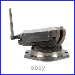 5 2 Way Clamp Vise 90 Angle Tilting 360 Swivel Base For CNC Milling Machine