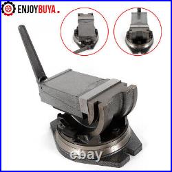 5 2 Way Precision Milling Vise 360° Swivel Base 90° Tilting Clamp Vice USA NEW