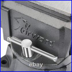 5.5In Bench Vise 210 Degrees Swivel Base Heavy Duty with Anvil 5 1/2 Ductile