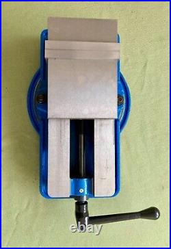 5 Angle-Tight Positive-Lock Milling Vise on Swivel Base, Industrial Duty