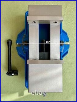5 Angle-Tight Positive-Lock Milling Vise on Swivel Base, Industrial Duty
