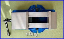 5 Angle-Tight Positive-Lock Milling Vise on Swivel Base, Industrial Duty
