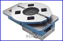 5 Angle-Tight Positive-Lock Milling Vise on Swivel Base, Industrial Duty