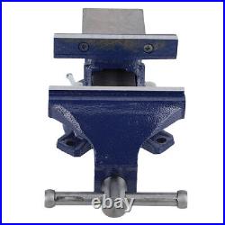 5 Bench Vise 360° Swivel Base Heavy Duty Tabletop Clamp with Anvil