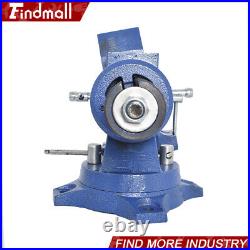 5 Heavy Duty Swivel Multi-Purpose Rotating Bench Vise 360 Degrees Rotation