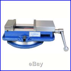 5 INCH HIGH PRECISION MILLING VISE WithSWIVEL BASE KNEE MILL OR BENCH MILL