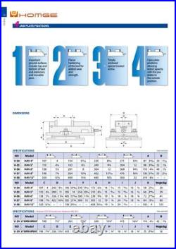 5 INCH HOMGE ULTRA HIGH PRECISION MILLING VISE WithSWIVEL BASE